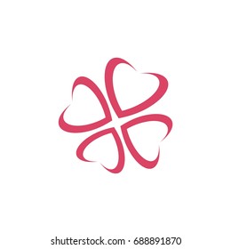 Love Heart Logo Template Illustration Design. Vector EPS 10.