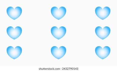 love heart modern and elegant love heart pattern love background. hearts icon vector.