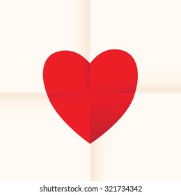 love heart paper background