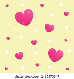 diseño de patrones de corazón de amor para valentina de amor celebrar regalo de tarjeta del fastival feliz