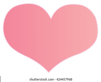 love heart pink