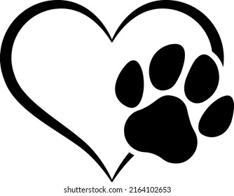 Vector aislado de corazones XOXO Paw Plaid