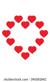 Love Heart . Red Heart . Heart Shape. Heart Background . Heart Texture. Valentine's Day Heart . Heart Pattern . Creative Heart . Heart Symbol . Heart Icon . Vector Heart.