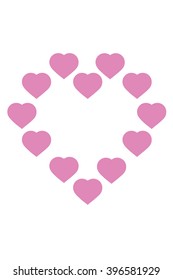 Love Heart . Red Heart . Heart Shape. Heart Background . Heart Texture. Valentine's Day Heart . Heart Pattern . Creative Heart . Heart Symbol . Heart Icon . Vector Heart.
