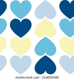 Love heart repeat seamless pattern