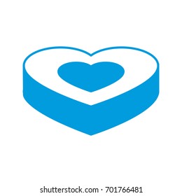 love heart romantic passion symbol