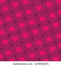love heart seamless pattern