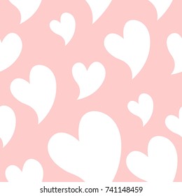 Love heart seamless pattern background