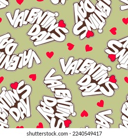 Love heart seamless pattern. Decorative symbol for valentine's day, wedding and engagement. Vector design for wrapping paper, digital, wallpaper, fabric print, textile, poster, banner, greeting card.
