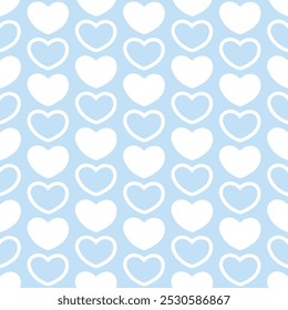 Love and heart seamless pattern design for background, wallpaper, carpet, textile design, fabric, blanket, blanket for kids, card , wrapping paper, notebook, diary cover, decorative, and etc.