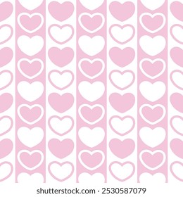 Love and heart seamless pattern design for background, wallpaper, carpet, textile design, fabric, blanket, blanket for kids, card , wrapping paper, notebook, diary cover, decorative, and etc.