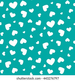 love and heart seamless pattern vector set