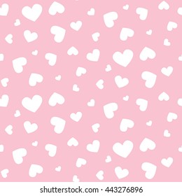 love and heart seamless pattern vector set