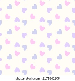 Love heart seamless repeat all over pattern