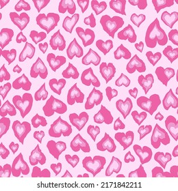 Love heart seamless repeat all over pattern