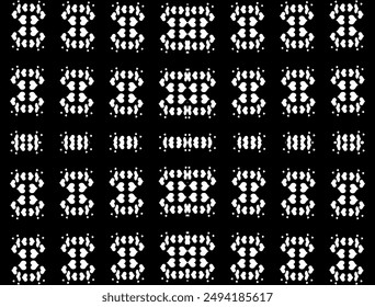 love heart shape abstract seamless trendy pattern
