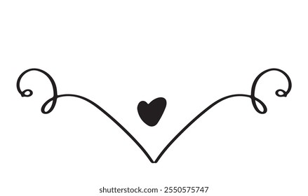 Love heart shape black color element design frame happy valentine day wedding 14 fourteen day february month passion celebration nubes romantic gift sale surprise icon holiday shiny cute doodle card  