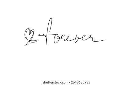 Love heart shape black color object forever text font calligraphy hand written lettering script lover heart forever passion romantic happy wedding celebration together happy valentine day dating love