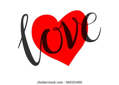 love heart shape design for love symbols. art