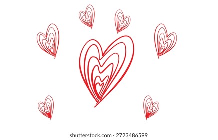 Amor forma de corazón rojo rosa color naranja símbolo de signo de objeto feliz día de San Valentín Anuncio de novia romántico amor corazón rojo rosa elemento naranja febrero 14 fecha de catorce días amor forma de corazón fiesta de regalo 