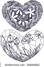 love, heart, sketch