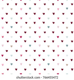 Love heart. St. Valentine's day. Vector illustration of seamless pattern.