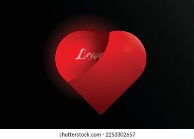 Love or Heart symbol vector.