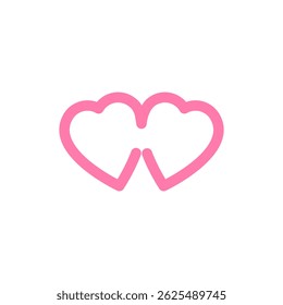 Diseño de logotipo de Vector de símbolo de corazón de amor