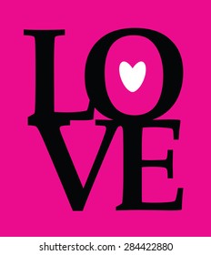 love heart text