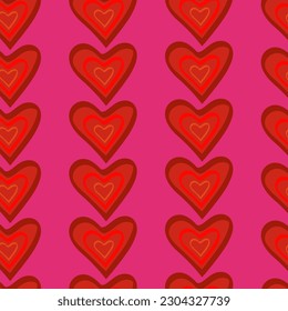 Amor, corazón. patrón sin fisuras de textura.