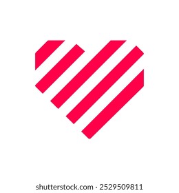 Love heart valentine day icon symbol vector