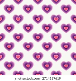 Patrón sin fisuras de San Valentín del corazón del amor