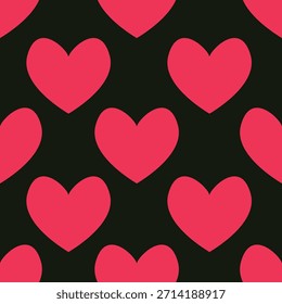 amor coração valentine padrão sem costura