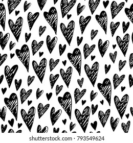 love heart valentines day pattern black lettering  vector pattern background lovely love letters heart patterns vector i love you romantic