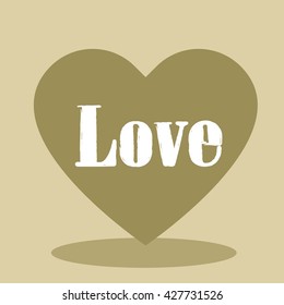 Love heart vector
