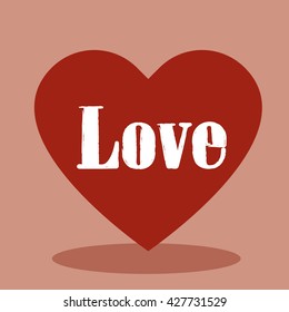 Love heart vector