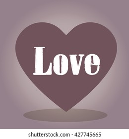 Love heart vector