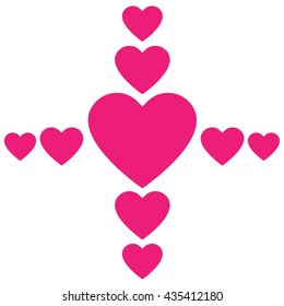 Love heart Vector