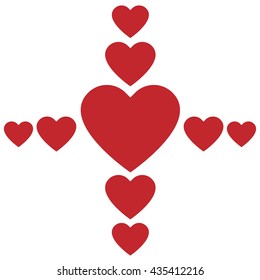 Love heart Vector