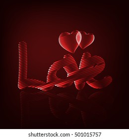 love heart vector
