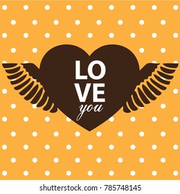 Love heart vector
