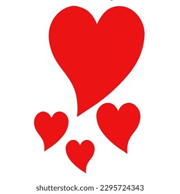 love heart vector decoration design. wedding, valentine vector