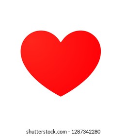 Love heart vector design for Valentine's day. Heart vectors illustration art.