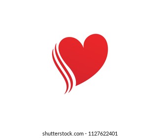 Love heart  vector illustration