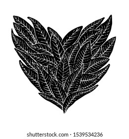 Love heart Vector illustration Art