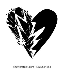 Love heart Vector illustration Art