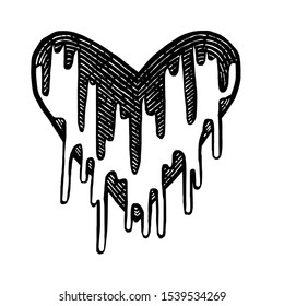 Love heart Vector illustration Art