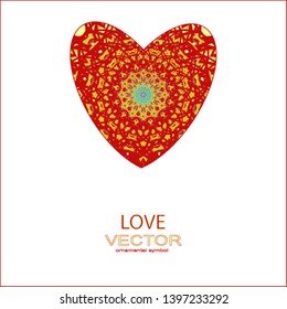 love, heart, vector, illustration, design, white, valentine, symbol, background, isolated.