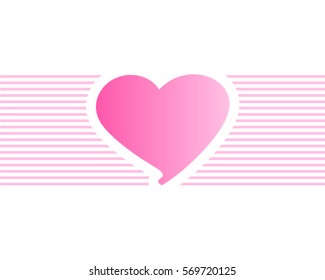 love heart vector logo 1