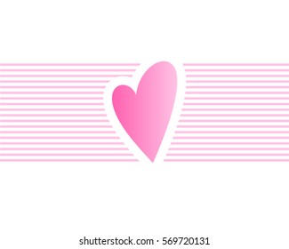 love heart vector logo 3